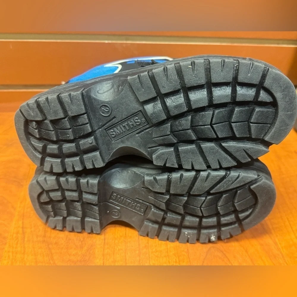 Blue and Black Kids Winter Boots